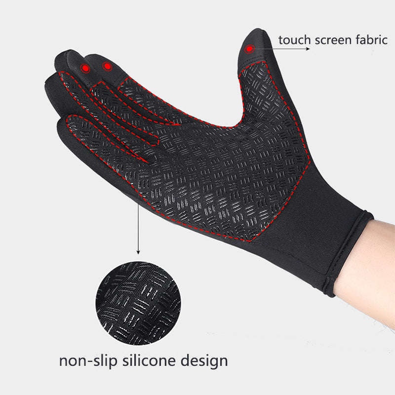Winter Sport Gloves With Fleece