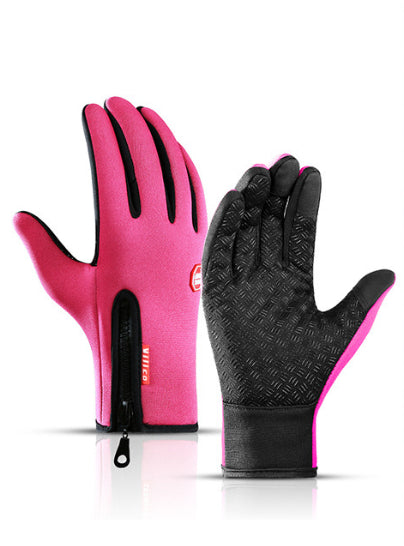 Winter Sport Gloves With Fleece