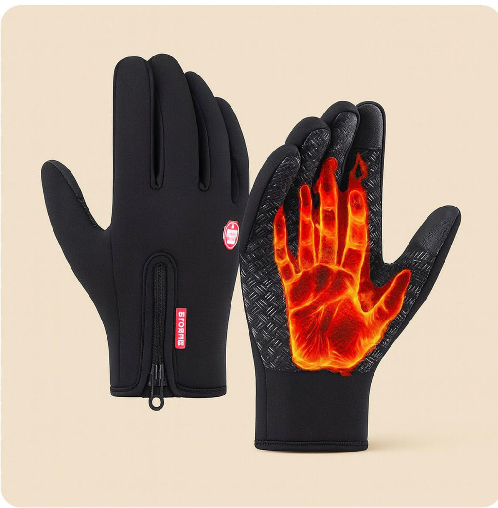 Winter Sport Gloves With Fleece