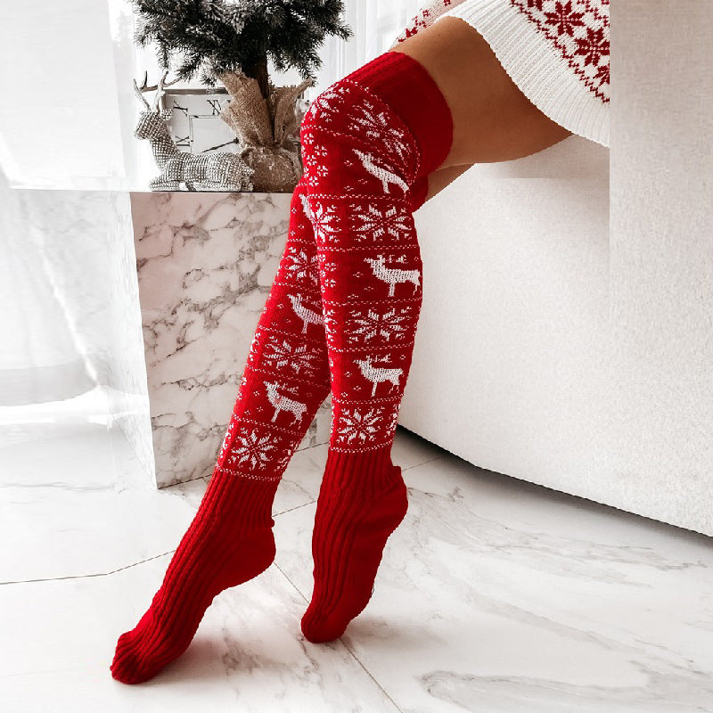 Christmas Knitted Women's Stocking