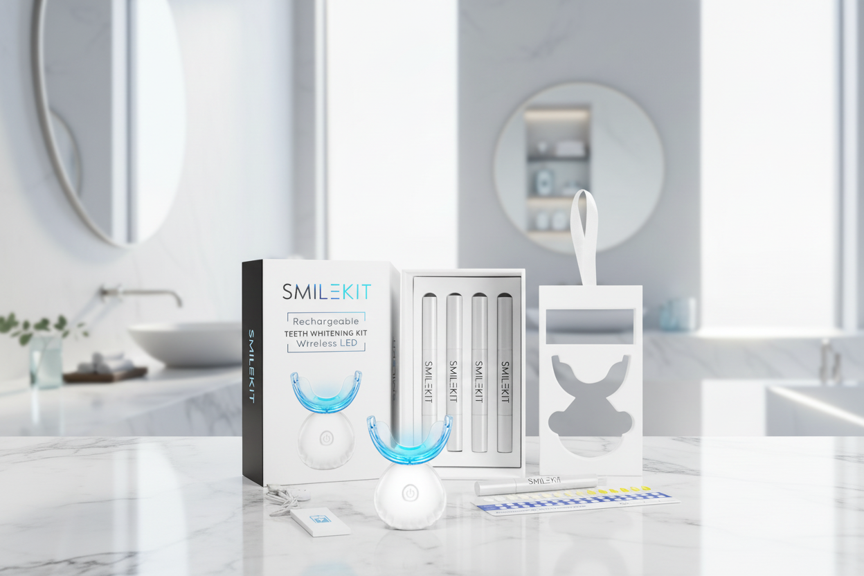 SmileKit products in sharp focus